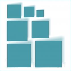 Stanzschablone - Stitched Quadrate